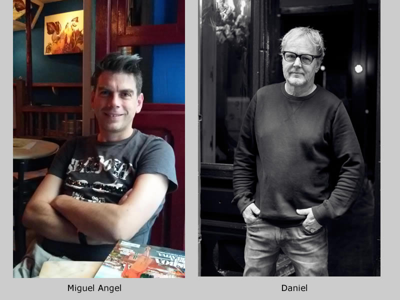 Miguel Angel Martin de Blas, Daniel Garbade, Cafe Belen, socio